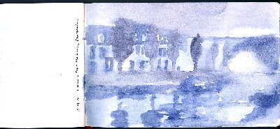Rising Fog Chateaulin Sketchbook